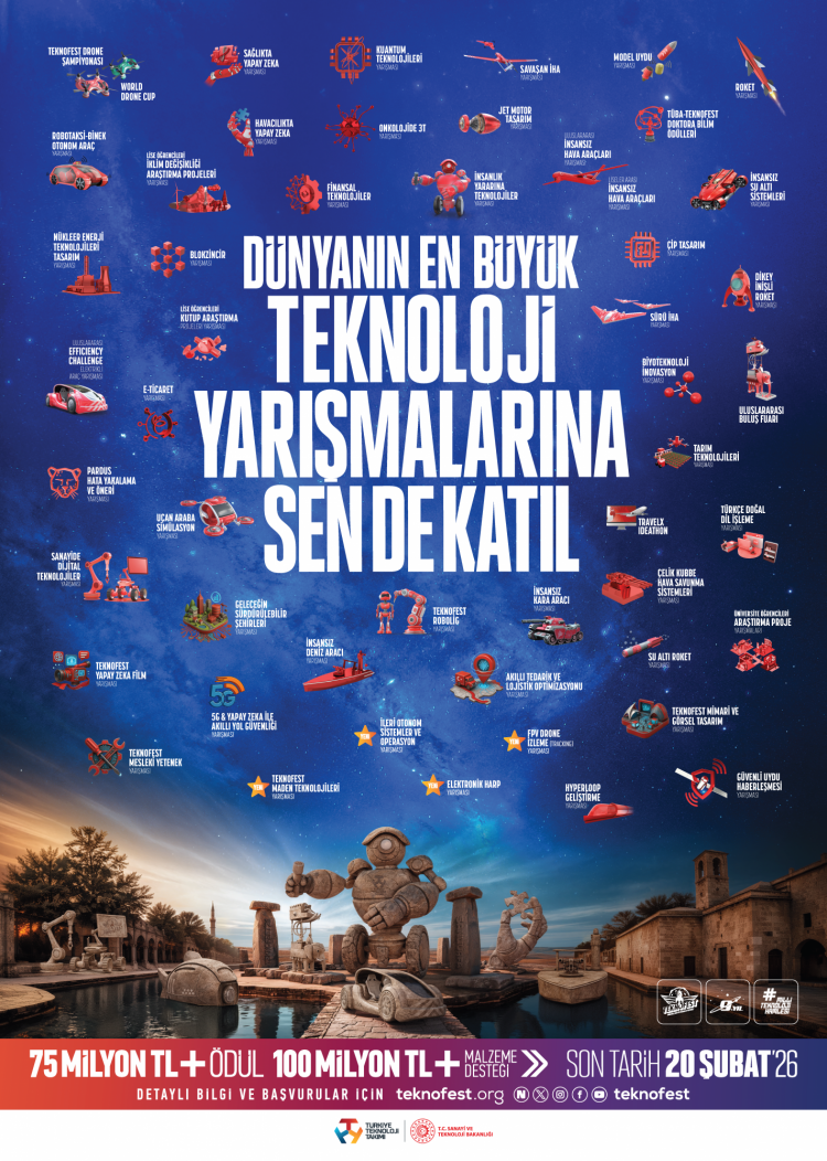 TEKNOFEST 2026 Teknoloji Yarışmaları Başvuruları Başladı!