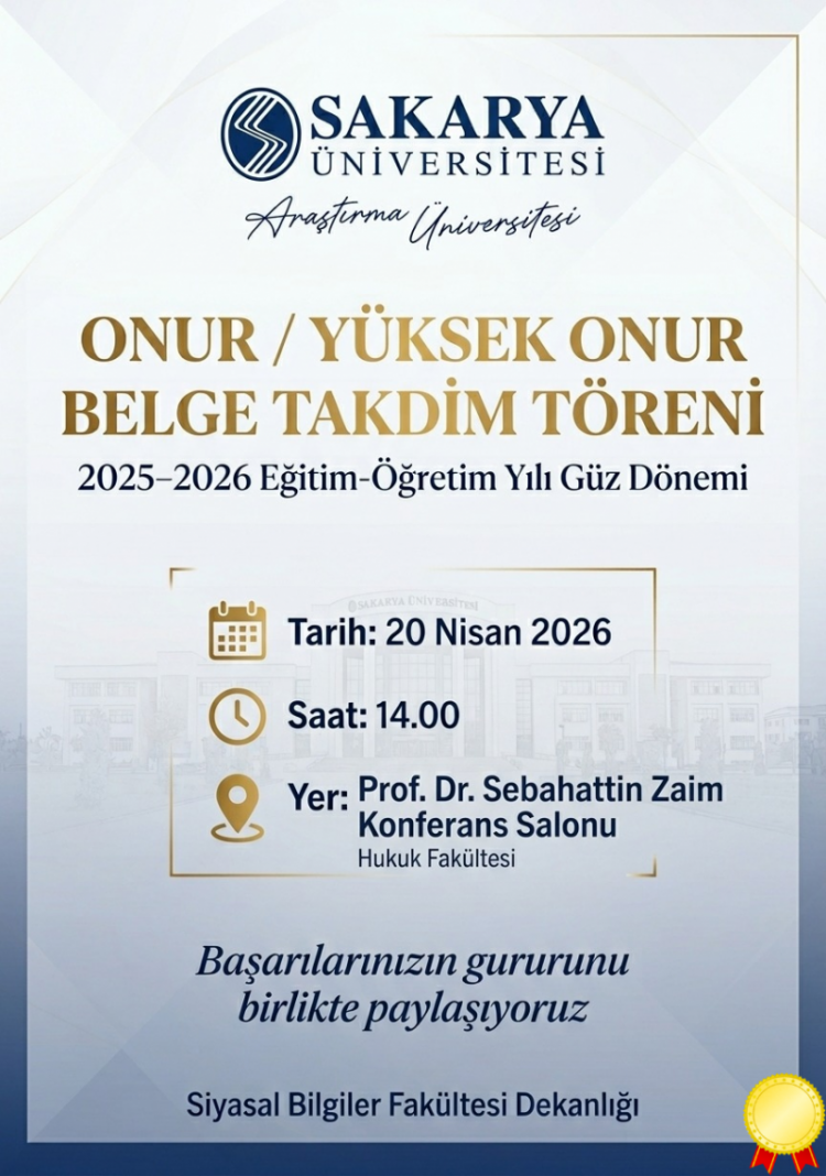 SBF Belge Takdim Töreni